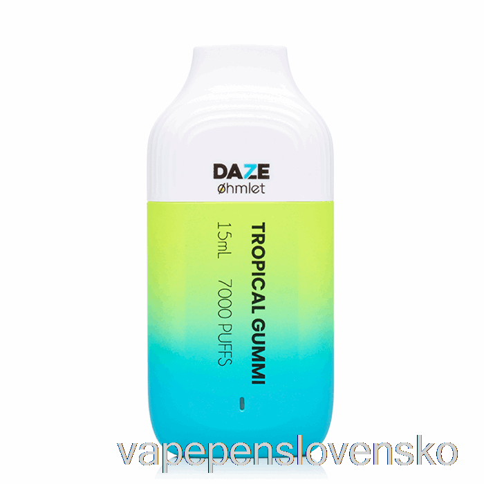 7 Daze Ohmlet 7000 0% Nulový Nikotín Jednorazový Tropický Gummi Vape Slovensko
